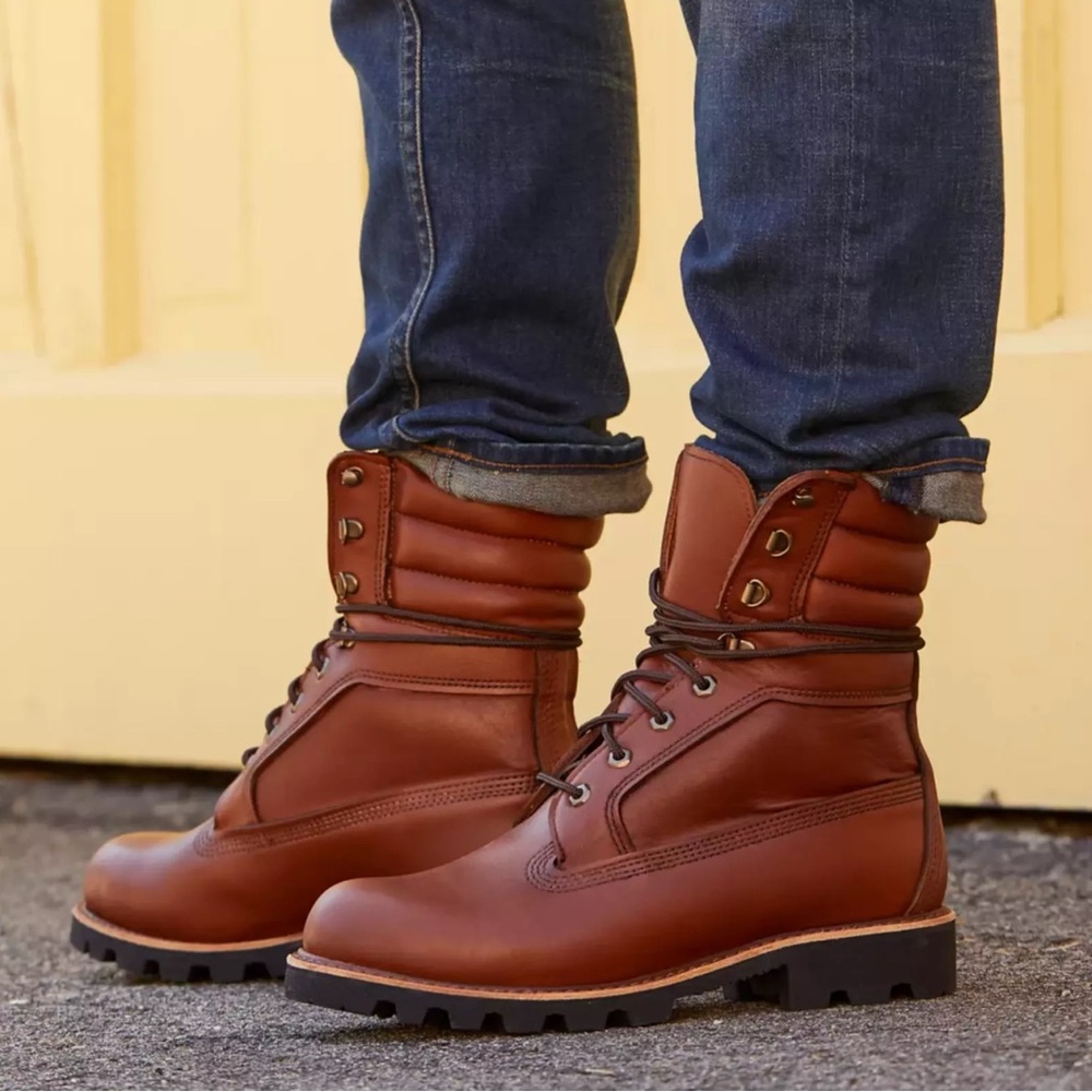 TIMBERLAND AMERICAN CRAFT 8" HORWEEN LEATHER BOOTS - A1TD4210 - Size 10.5 *READ*
